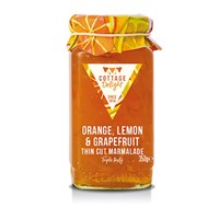 Cottage Delight Orange, Lemon & Grapefruit Thin Cut Marmalade - 350g (CD000009)