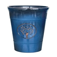 Creekwood 56cm Blenheim Garden Pot Blue (47446)