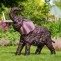 Creekwood Elephant Sculpture Bronze 83x81cm (43263)