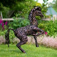 Creekwood Horse Sculpture Bronze 117x125cm (43266)