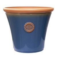 Creekwood Chatsworth Garden Pot Blue 35cm (35CHATB)