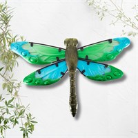 Creekwood Glass Wall Art Dragonfly 30x23cm (43403)