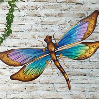 Creekwood Dragonfly Glass Wall Art (43017)