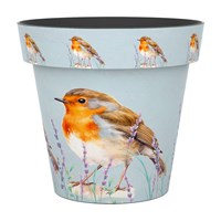 Creekwood Zest Garden Pot Robin 15cm (6ZESTRB)