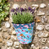 Creekwood Zest Wall Pot Watercolor Birds 23x25cm (ZESTWPWB)