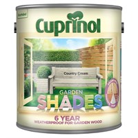 Cuprinol Garden Shades Paint - Country Cream 2.5L (277681)