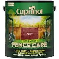 Cuprinol Less Mess Fence Care - Autumn Red 6L (670984)
