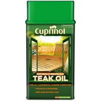 Cuprinol Naturally Enhancing Teak Oil - Clear 1L (501619)