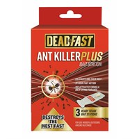 Deadfast Ant Killer Plus Bait Station 3 X 4G (20300502)