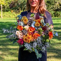 December Sunset Festive Hand Tied Bouquet