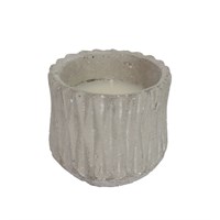 Diamond Concrete Citronella Candle Pot - Small (50674)