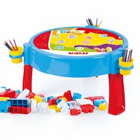 Dolu Toys Childrens Activity Table With 100 Piece Jumblocks (3072)