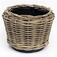 Drypot Round Rattan Basket - 27cm x 20cm (901253)