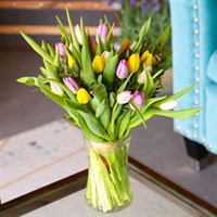 Easter Simply Tulips Hand Tied Floral Bouquet