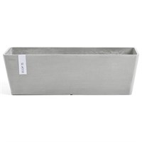 Ecopots Bruges Recycled Plastic Balcony Planter - White 55cm (BAL55W)