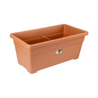 Elho Algarve Terrace Wheels 80cm Planter - Terra (123327827000)