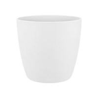 Elho Brussels Round Mini Plant Pot - 12.5cm - White (5641121315000)