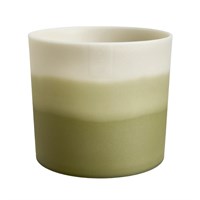 Elho Colour Gradient Round 14cm Bamboo Green Plant Pot (1481201487300)