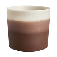Elho Colour Gradient Round 16cm Cedar Brown Plant Pot (1481501677500)