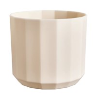 Elho Facet Round 17cm Almond Pink Plant Pot (1351501720300)