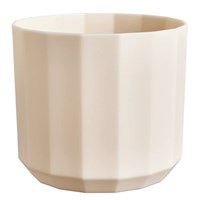 Elho Facet Round 19cm Almond Pink Plant Pot (1351701920300)