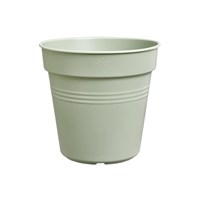 Elho Green Basics Growpot 13cm Plant Pot Stone Green (6811211336700)
