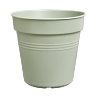 Elho Green Basics Growpot 24cm Plant Pot Stone Green (6812212436700)