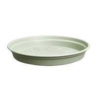 Elho Green Basics Plant Pot Saucer 10cm Stone Green (6990221036700)