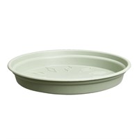 Elho Green Basics Plant Pot Saucer 17cm Stone Green (6990221736700)