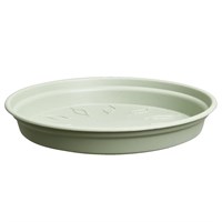 Elho Green Basics Plant Pot Saucer 29cm Stone Green (6990422936700)