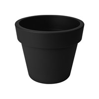 Elho Green Basics Top Planter Pot - 40cm - Living Black (7613303943300)