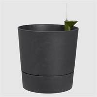 Elho Greensense Aqua Care Round Pot 30cm Charcoal Grey (3102903044000)