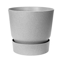 Elho Greenville Round 14cm Living Concrete Plant Pot (3031301443100)