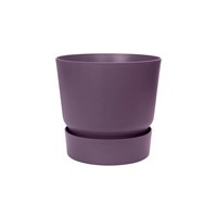 Elho Greenville Round 14cm Vintage Plum Plant Pot (3031301426200)