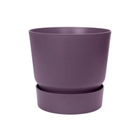 Elho Greenville Round 18cm Vintage Plum Plant Pot (3051701826200)
