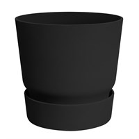 Elho Greenville Round Plant Pot 40cm - Living Black (463613943300)