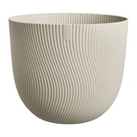 Elho Sereh Round 30cm Plant Pot Mushroom Beige (3202503045700)