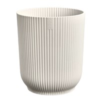 Elho Vibes Fold Orchid High 12,5cm Linen White Plant Pot (2781501345200)