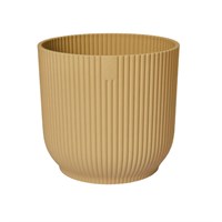 Elho Vibes Fold Round 14cm Butter Yellow Plant Pot (2501301412000)
