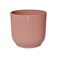 Elho Vibes Fold Round 14cm Delicate Pink Plant Pot (2501301418100)