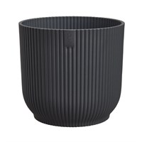 Elho Vibes Fold Round 16cm Anthracite Plant Pot (2541501642500)