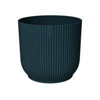 Elho Vibes Fold Round 16cm Deep Blue Plant Pot (2541501629400)