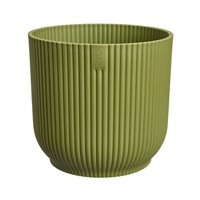 Elho Vibes Fold Round 16cm Fern Green Plant Pot (2541501687000)