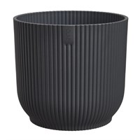 Elho Vibes Fold Round 18cm Anthracite Plant Pot (2641701842500)