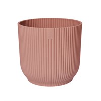 Elho Vibes Fold Round 18cm Delicate Pink Plant Pot (2641701818100)