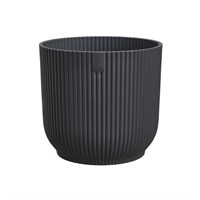 Elho Vibes Fold Round Mini 11cm Anthracite Plant Pot (2831001142500)