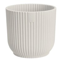 Elho Vibes Fold Round Mini 7cm Silky White Plant Pot (2816500745100)