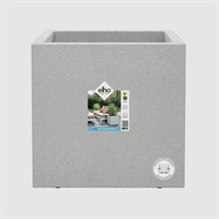 Elho Vivo Next 30cm Square Plant Pot Living Concrete (1622930043100)