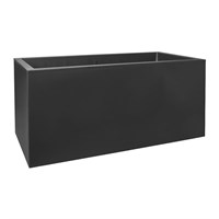 Elho Vivo Next Long Pot 80cm Living Black Plant Pot (1643880043300)