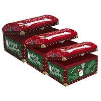 Eurowrap Christmas Eve Box 'Christmas Delivery' Set of 3